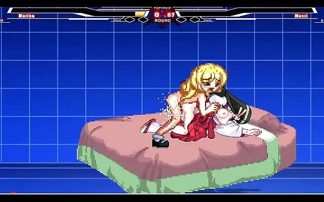 Staircase Showdown Tohou vs Maori Hentai Cumshot Fest