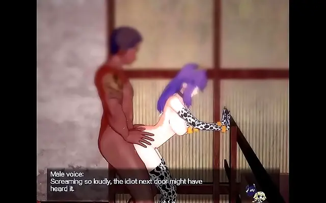 Sakura's tight pussy rides hard on a thick cock in fate's embrace