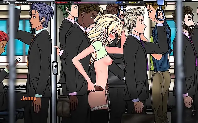 Horny Stranger's Bus Ride Fantasy Unfolds in Steamy Hentai Adventure
