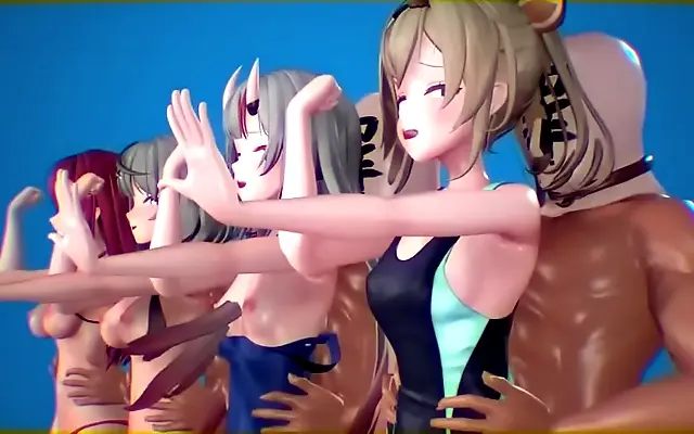 MMD Motion Magic Vtuber Workout Fantasy