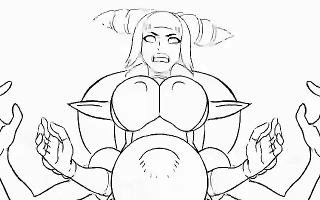 Orgasm overload in hot hentai game action