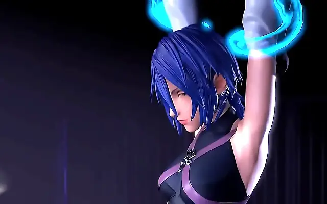 Squirt orgasm as Margaret rides Aqua hard in 3D anime style