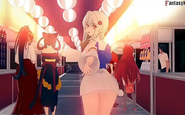 Koneko Kimono BBC NTR Madness Busty Hentai Fantasy