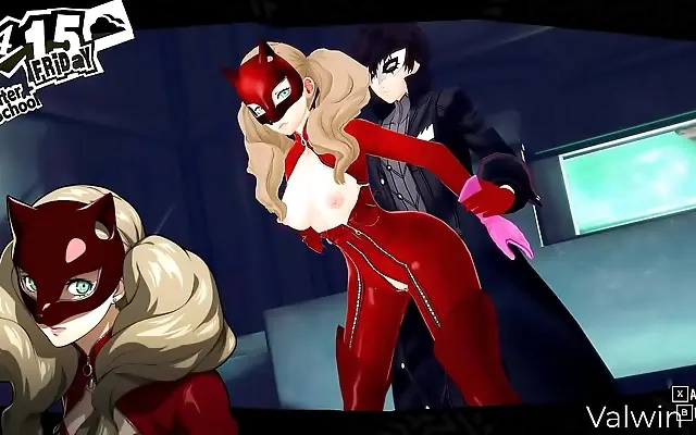 国产高 多人 粗大 国产AV Busty Ann Takamaki Takes on Joker in Dungeon Debauchery