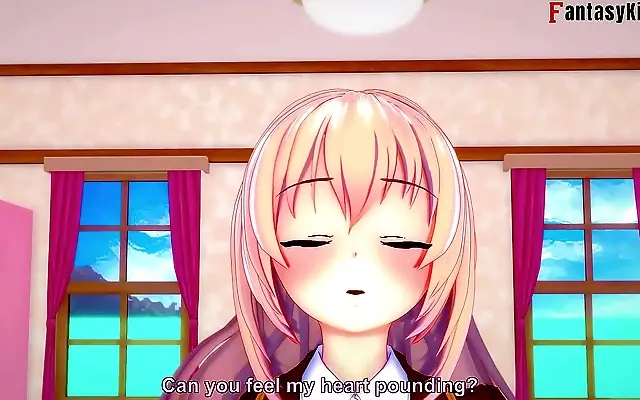 Sucking and Fucking Honami Ichinose in 3D Hentai POV Fantasy