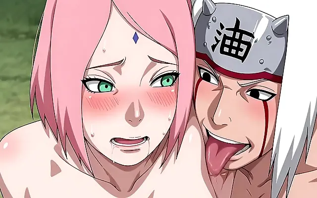 Jiraiya and Sakura Forbidden Passion in the Hidden Leaf