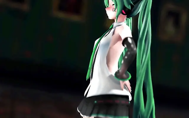 把我 叫床 国产色情 美丽 Miku Hatsune 3D Hentai Dance Toy Play Cute Outfit Seduction