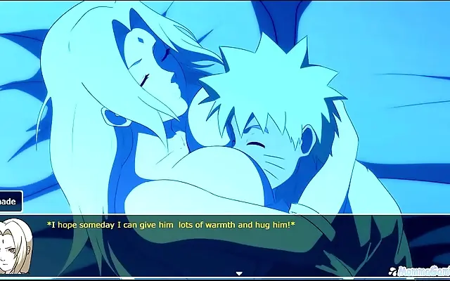 Tsunade and Naruto's Steamy Sleepover Seduction