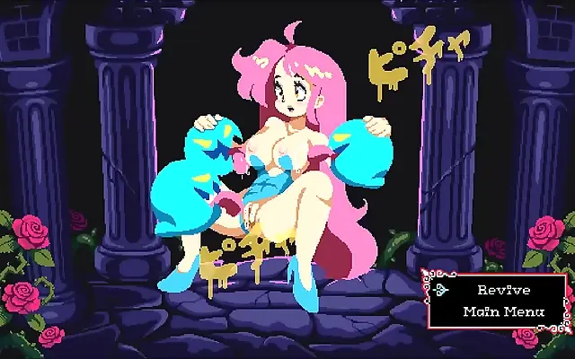 Frenzied Battle with Ghost Boss and Her Crushing Giant Tits