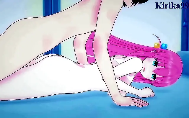 Lace Lingerie Tempts in Hitori Gotōs Intense 3D HentaiӨ