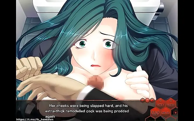 Two passionate lovers dive into a steamy hentai game session