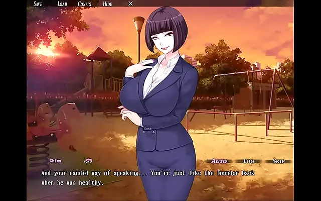 Getting a blowjob as the cult leader in my anime visual novel adventure