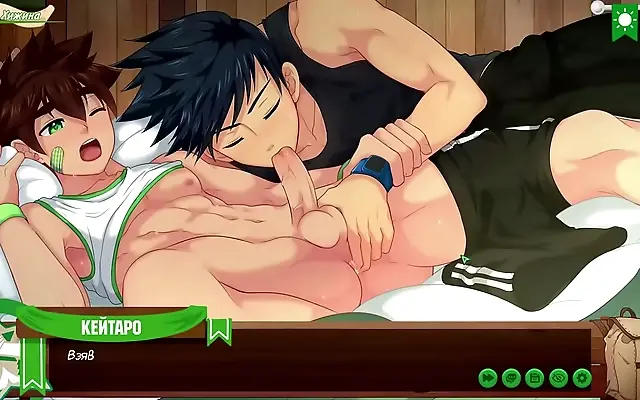 Crimson curtains frame Natsumi&rsquo;s secret blowjob moment with Keitaro in forbidden camp love
