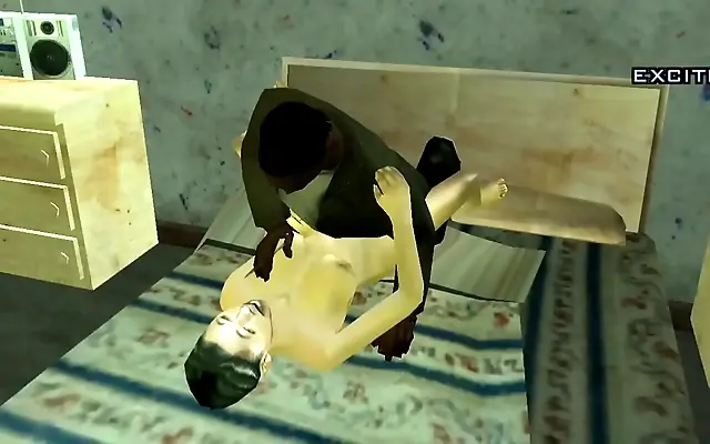 CJ Saves Denise in GTA Hot Coffee Mod for a Night of Passionate Pleasure