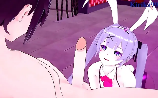 Beneath the Virtual Sky Hatsune Miku Takes Intense 3D Ecchi Pleasure