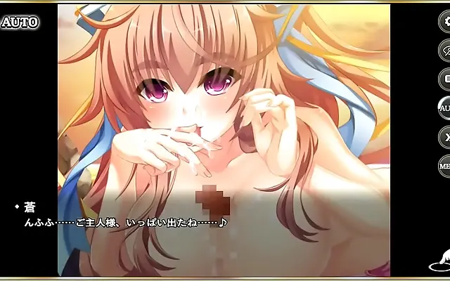 Passionate beach encounter with Koihime in fiery animated fantasy