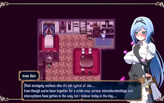 Cute Girl with Big Tits and Ass Explores Lustful City in Hentai Game