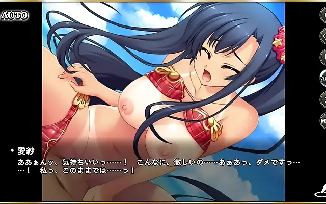 Bathroom Encounter with Animated Koihime Guan Yu in Sexy Swimwear
