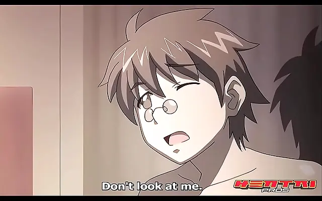 Anime babe tempted by landlord's charming friend in steamy encounter