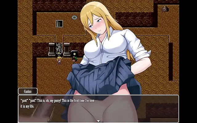 Silky lips wrap his cock deep after their dungeon escape in this NTR anime heat