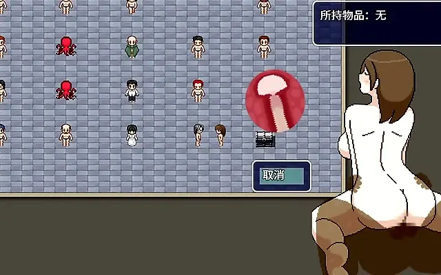 Sultry big tits seduce in a dark salon hentai fantasy