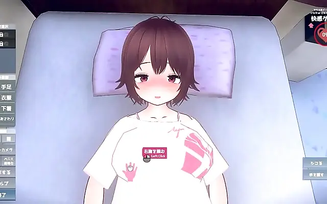 Hikikomori Beauty Awakened in 3D Fantasy Game