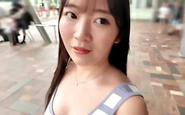 Amateur Japanese beauty with big natural tits indulges in wild hardsex fantasies