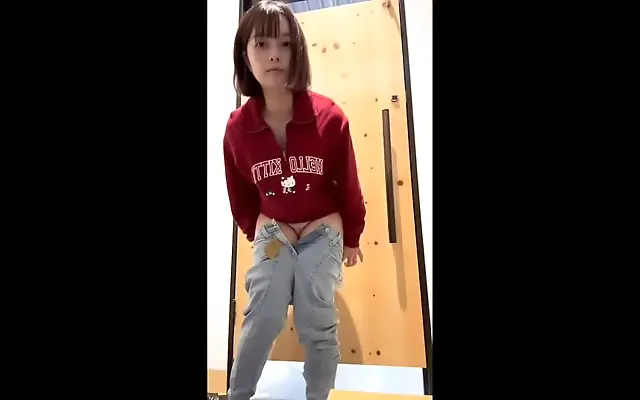 Her college weekend routine gets steamy in the fitting room and beyond