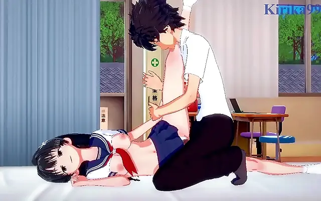 Intense 3D Hentai Sex in Academy City with Ruiko Saten Misaki Shokuhou and Toma Kamijo