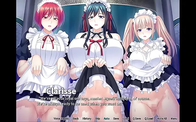 POV going at it with the maids in the harem king's castle