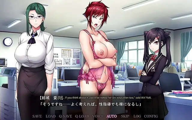 在线无码 h文 国产色 Yuuki Mikage Secret Lesson Milf Threesome Hentai Fantasy