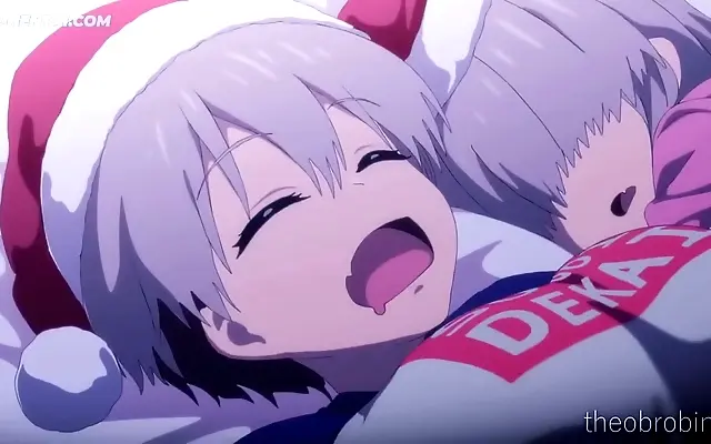 Uzaki Hana Merry Christmas Big Boobs Hentai Fun