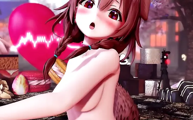 Bathroom Seduction VTuber Korone Sweet Magic MMD