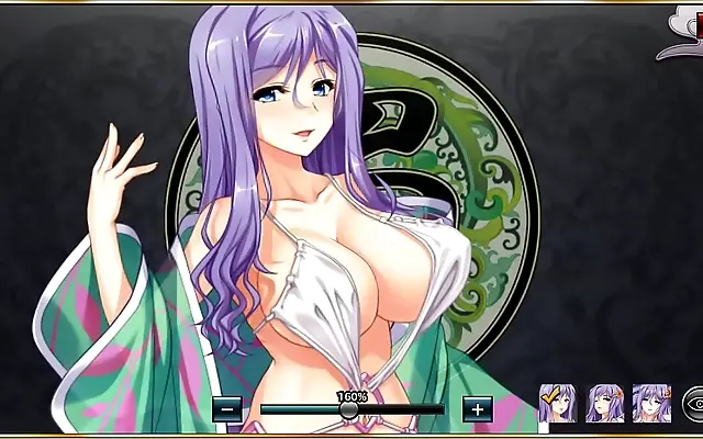 Hentai Anime Fantasy Koihime Huang Zhong Beach Bikini Sex Scene