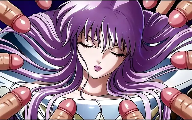 Saint Seiya Athena Seducing the 12 Gold Saints in a Wild 3D Hentai Gangbang