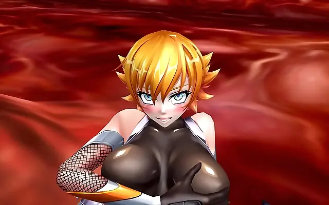 Sakura screams in ecstasy as the final thrust seals her fate in 3D hentai heat