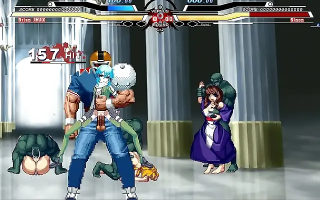 In the neon lit streets of Mugen City Brian battles Shino with explosive results