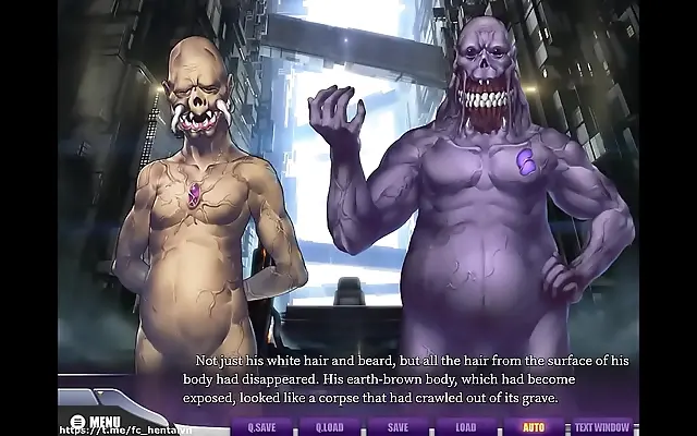 Frenzied climax in Taimanin Yukikaze 2 True End finale with Black Lilith