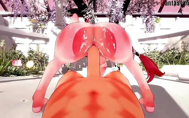 写真 一区二区无 一区二区三区 第一次 Tattooed Tits Tempt Yae Miko in Full 3D Hentai Fantasy