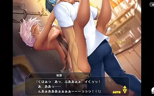 高潮了 精品秘入口 乱妇 无码AV Two players in hot hentai action with big tits and big cock fucking climax cumshot