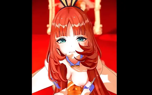 Two Anime Goddesses Moan in Doggystyle Bliss
