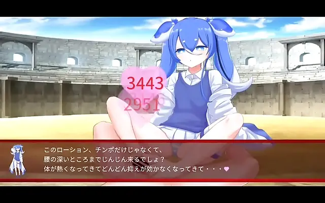 Tattooed Temptress in a Hentai Game Adventure
