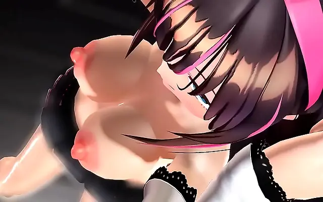 Unhurried seduction of a vampire vtuber in mesmerizing mmd allure