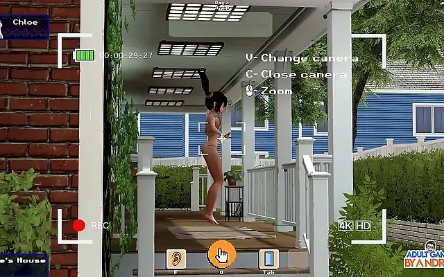 Chloe's Busty Jumps in My Sexy Neighbor 3D Game