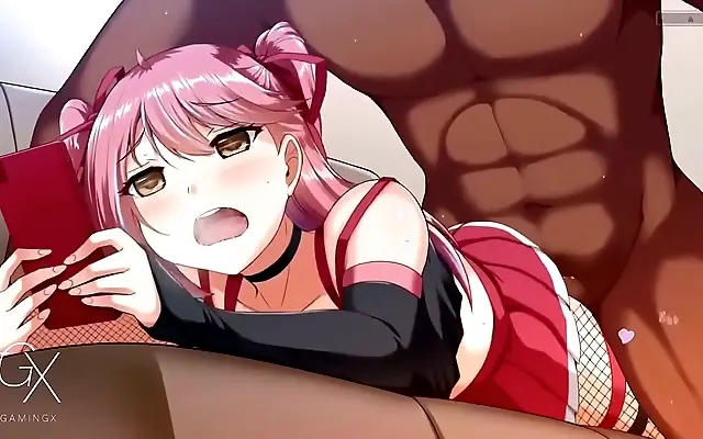 Peeping Dorm Manager Seduces Curvy Gamers in naughty 3D Hentai Scenes