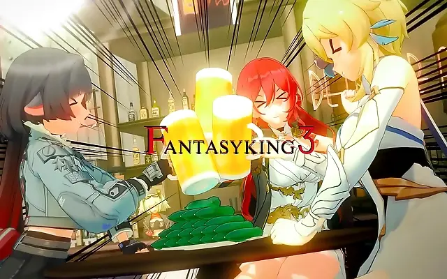 Bartender Burnice White Temptation in 3D Anime Fantasy