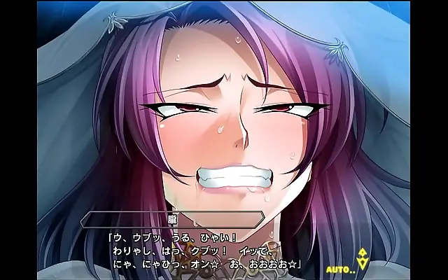 Big-Ass Taimanin RPG Babe Cums Hard in June Bride Fantasy
