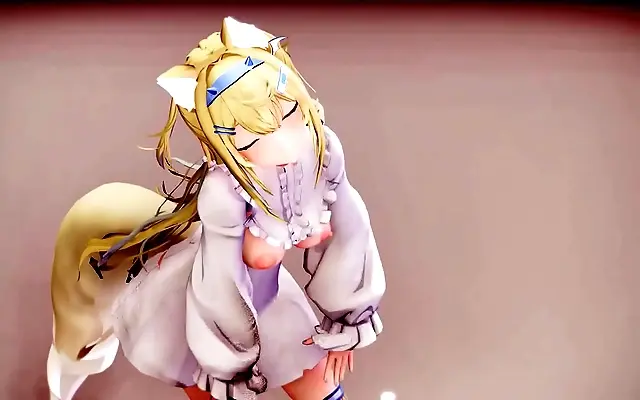 POV Close-Up of the Vtuber's Soft and Sensual Movements