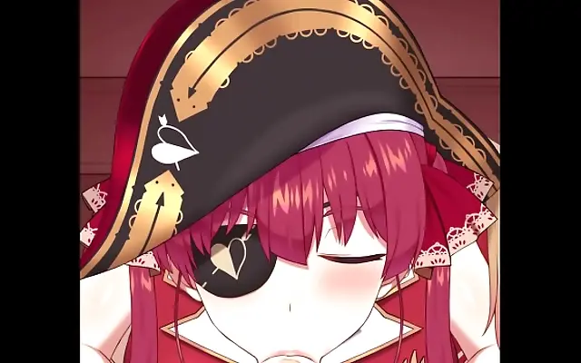 Her Vtuber Marine takes control for an unforgettable creampie session