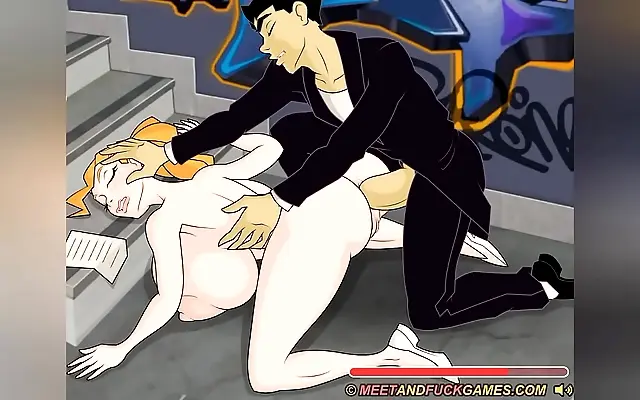 Straddles her boss slowly with forbidden curves and big tits on fire